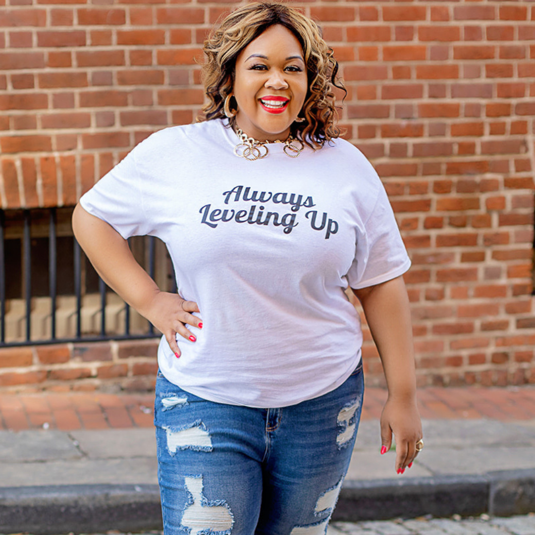 Always Leveling Up Statement Tee